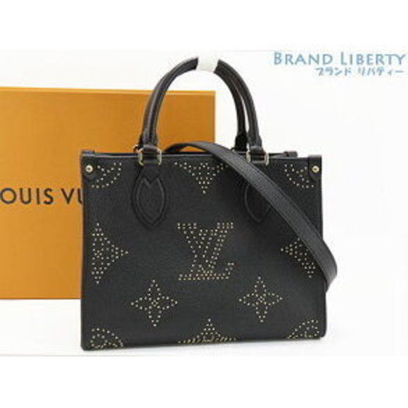 Louis Vuitton Empreinte Stud Onthego Handbag Tote Shoulder Bag Black - Picture 1 of 9